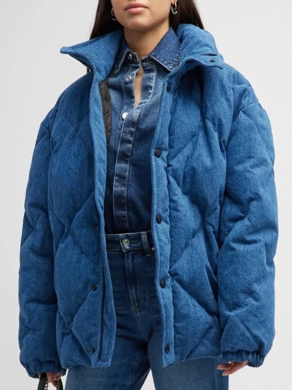 NWT Made In Tomboy Down Quilted Puffer Jacket Size Small